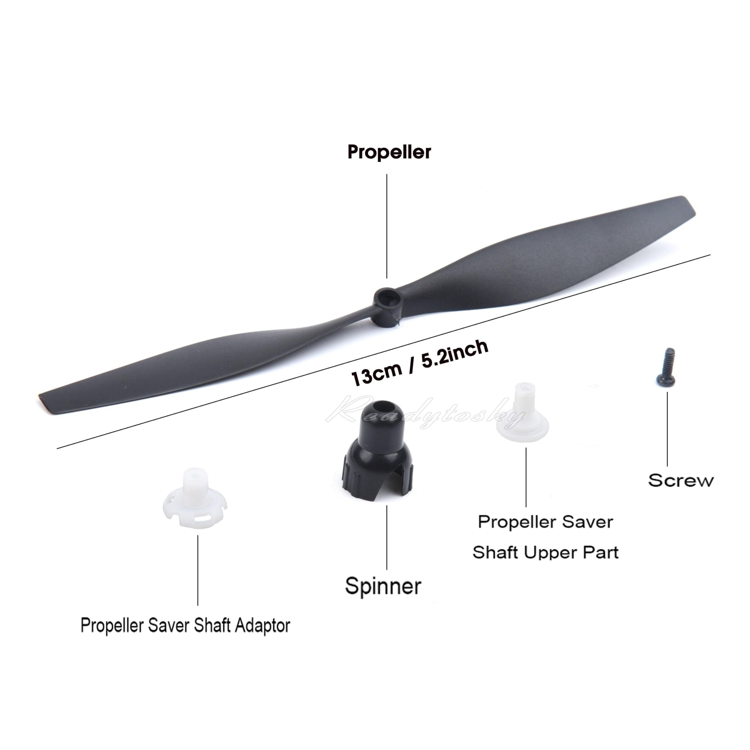 2/4PCs 5.2inch Propeller And Prop Saver Set - For VOLANTEXRC 761-8 F4U Corsair / 761-9 T28 Airplane Air Plane Spare Parts 8 2/4PCs 5.2inch Propeller And Prop Saver Set - For VOLANTEXRC 761-8 F4U Corsair / 761-9 T28 Airplane Air Plane Spare Parts - Image 8