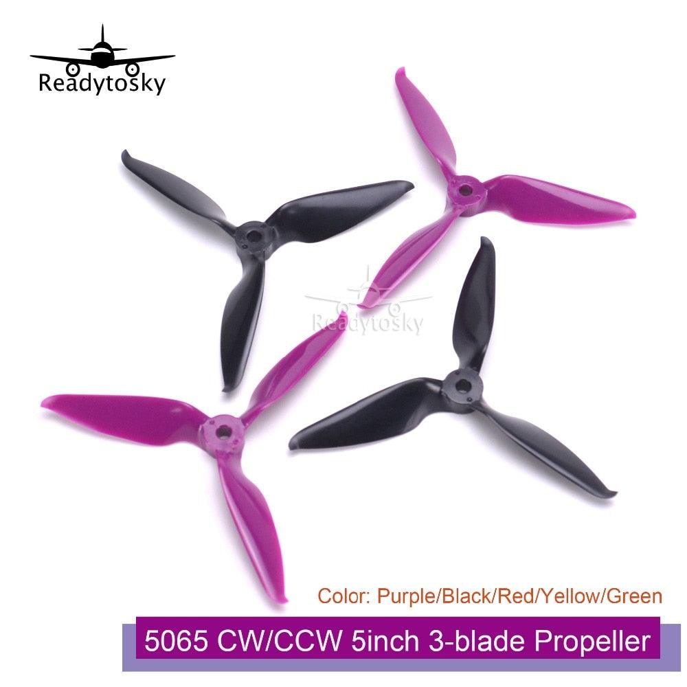 5inch 3-blade FPV Propeller - 10 Pairs (20pcs) 5065 R5.65 CW CCW Paddles for 250mm 260mm RS2306 QAV250 210 FPV RC Racing Drone 3 5inch 3-blade FPV Propeller - 10 Pairs (20pcs) 5065 R5.65 CW CCW Paddles for 250mm 260mm RS2306 QAV250 210 FPV RC Racing Drone - Image 3