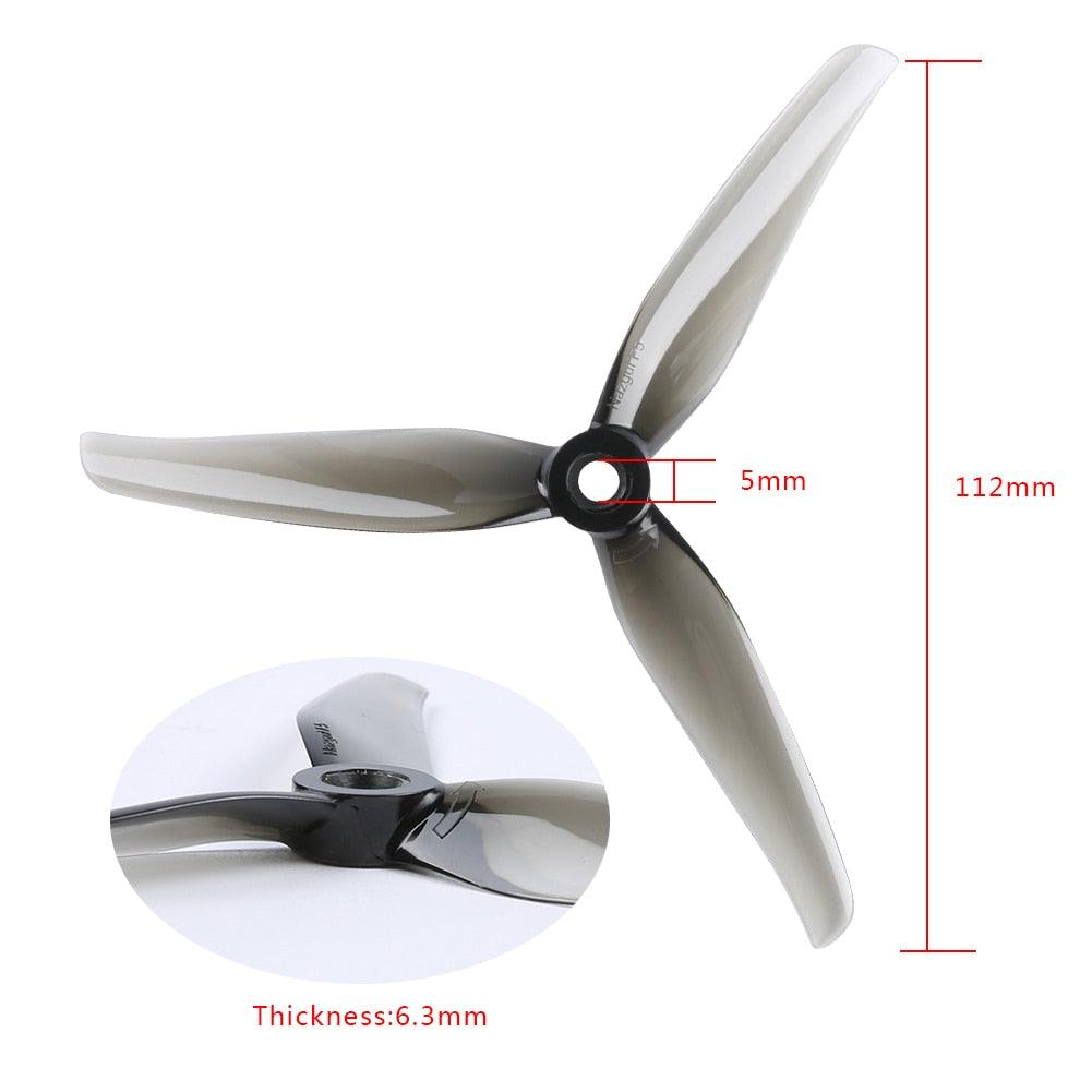 3 blade/tri-blade propeller - 20pcs/10pairs iFlight Nazgul F5 5inch prop with 5mm mounting hole for FPV Drone part 11 3 blade/tri-blade propeller - 20pcs/10pairs iFlight Nazgul F5 5inch prop with 5mm mounting hole for FPV Drone part - صورة 3 blade/tri-blade propeller - 20pcs/10pairs iFlight Nazgul F5 5inch prop with 5mm mounting hole for FPV Drone part - صورة 11
