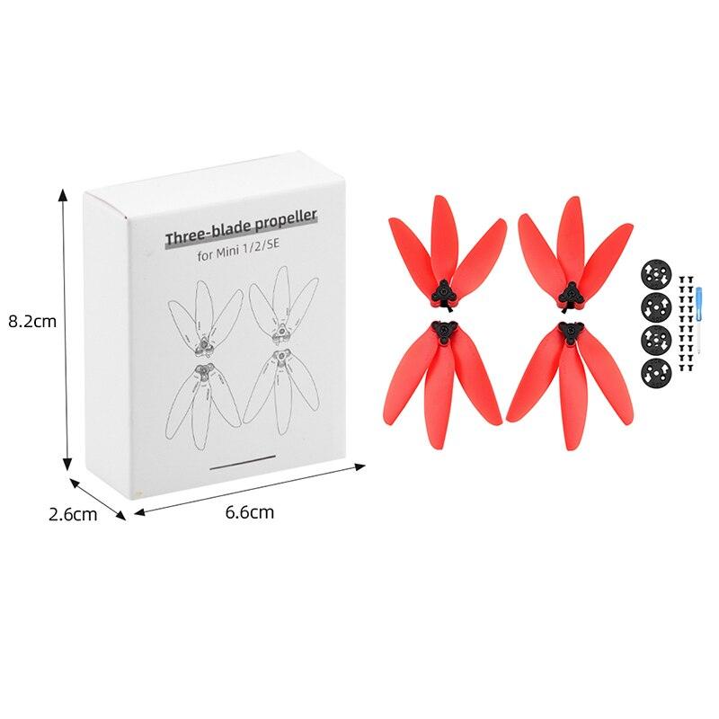 For DJI Mini 2/SE Mavic Mini Propeller - Quick Release Foldable Three-blade Props Paddle Replacement Wing Fans Drone Accessories 6 For DJI Mini 2/SE Mavic Mini Propeller - Quick Release Foldable Three-blade Props Paddle Replacement Wing Fans Drone Accessories - Image 6