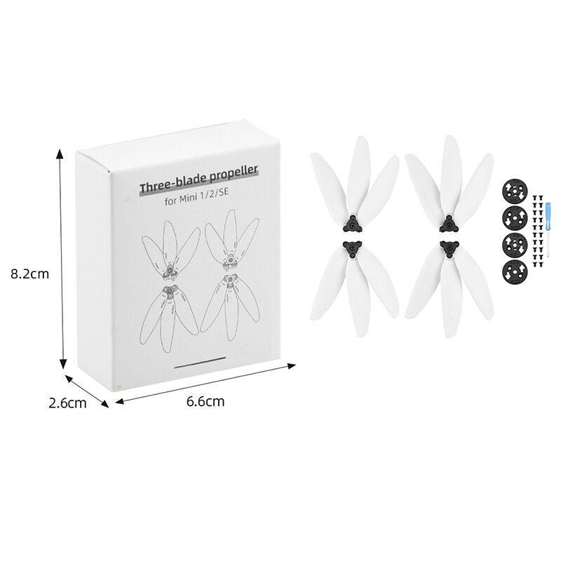 For DJI Mini 2/SE Mavic Mini Propeller - Quick Release Foldable Three-blade Props Paddle Replacement Wing Fans Drone Accessories 4 For DJI Mini 2/SE Mavic Mini Propeller - Quick Release Foldable Three-blade Props Paddle Replacement Wing Fans Drone Accessories - Image 4