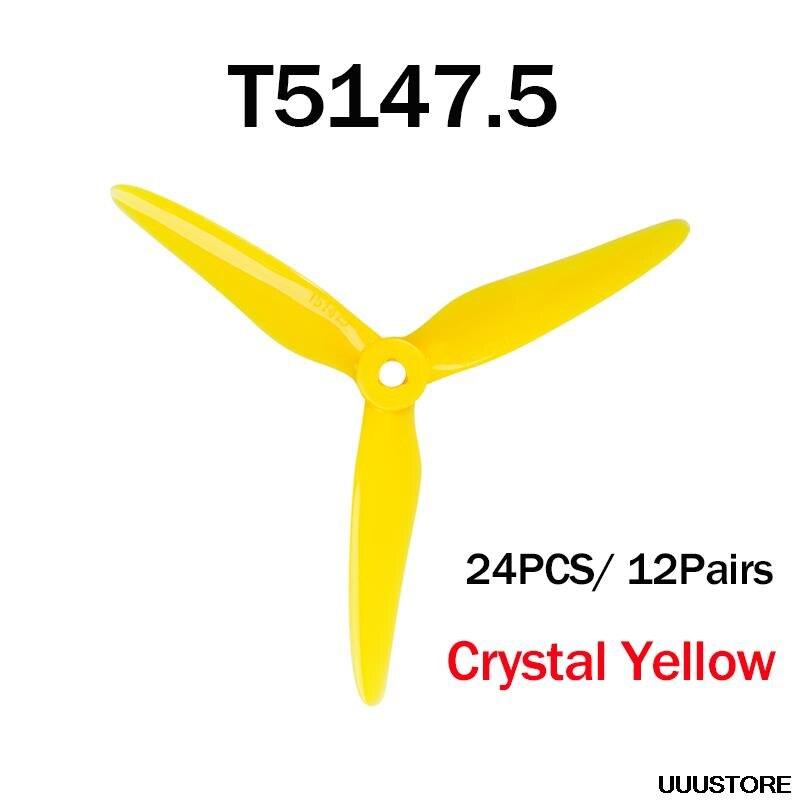 12Pairs /24PCS DALPROP SpitFire T5147.5 5147 No Pop Wash POPO FPV Propeller CW CCW For RC FPV Racing Drone 6 12Pairs /24PCS DALPROP SpitFire T5147.5 5147 No Pop Wash POPO FPV Propeller CW CCW For RC FPV Racing Drone - Image 6