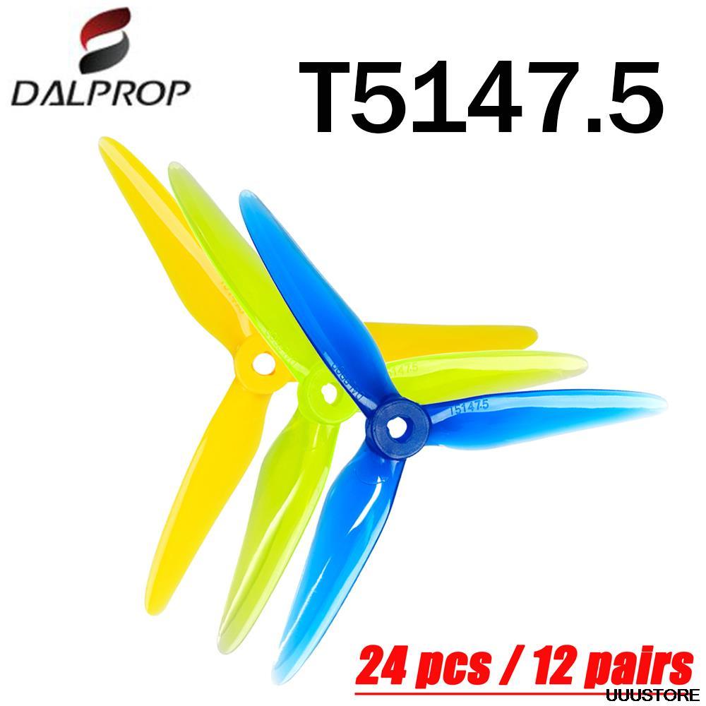 12Pairs /24PCS DALPROP SpitFire T5147.5 5147 No Pop Wash POPO FPV Propeller CW CCW For RC FPV Racing Drone 2 12Pairs /24PCS DALPROP SpitFire T5147.5 5147 No Pop Wash POPO FPV Propeller CW CCW For RC FPV Racing Drone - Image 2