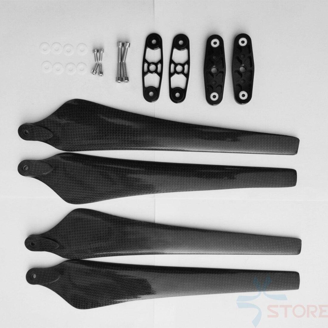 2pair 2170 R2170 Folded Propeller For E2000 UAV Carbon Fiber Folding Propeller 6010 X6215S Brushless Motor 3 2pair 2170 R2170 Folded Propeller For E2000 UAV Carbon Fiber Folding Propeller 6010 X6215S Brushless Motor - Image 3