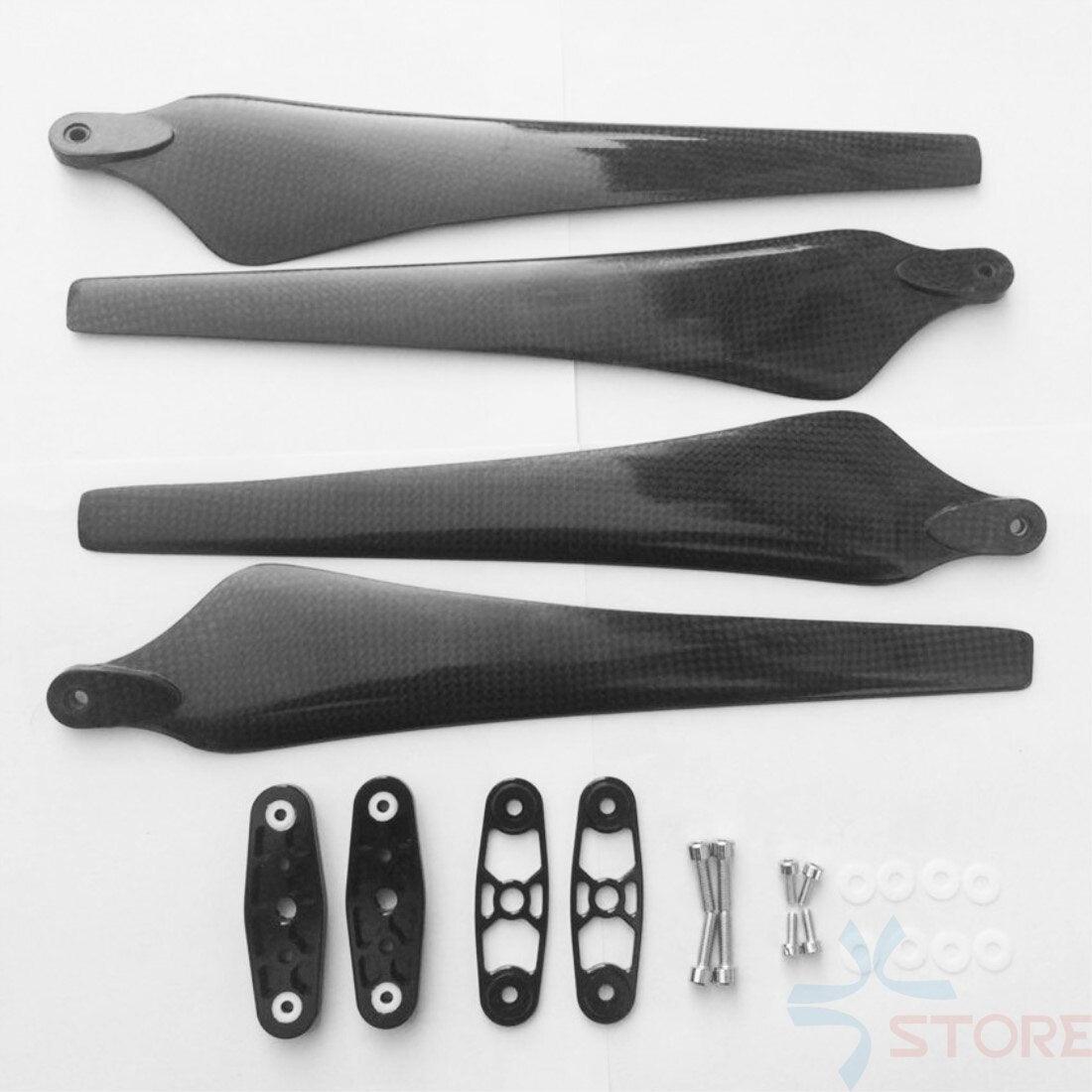 2pair 2170 R2170 Folded Propeller For E2000 UAV Carbon Fiber Folding Propeller 6010 X6215S Brushless Motor 2 2pair 2170 R2170 Folded Propeller For E2000 UAV Carbon Fiber Folding Propeller 6010 X6215S Brushless Motor - Image 2