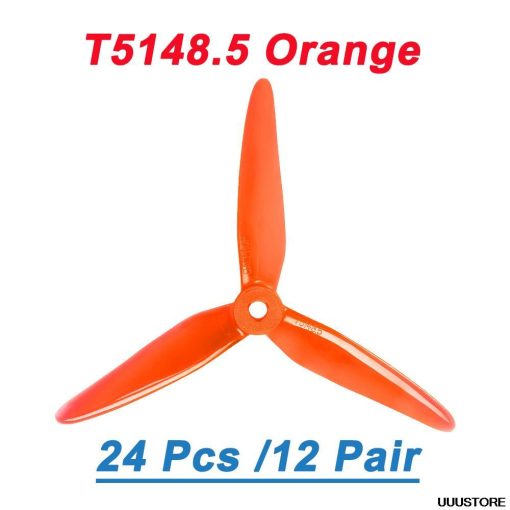 24pcs/12 pairs DALPROP SpitFire T5148.5 5148 3 blade 7mm Propeller Dynamic Balance Props CW CCW Born for RC FPV Racing Drone 9 24pcs/12 pairs DALPROP SpitFire T5148.5 5148 3 blade 7mm Propeller Dynamic Balance Props CW CCW Born for RC FPV Racing Drone - Image 9