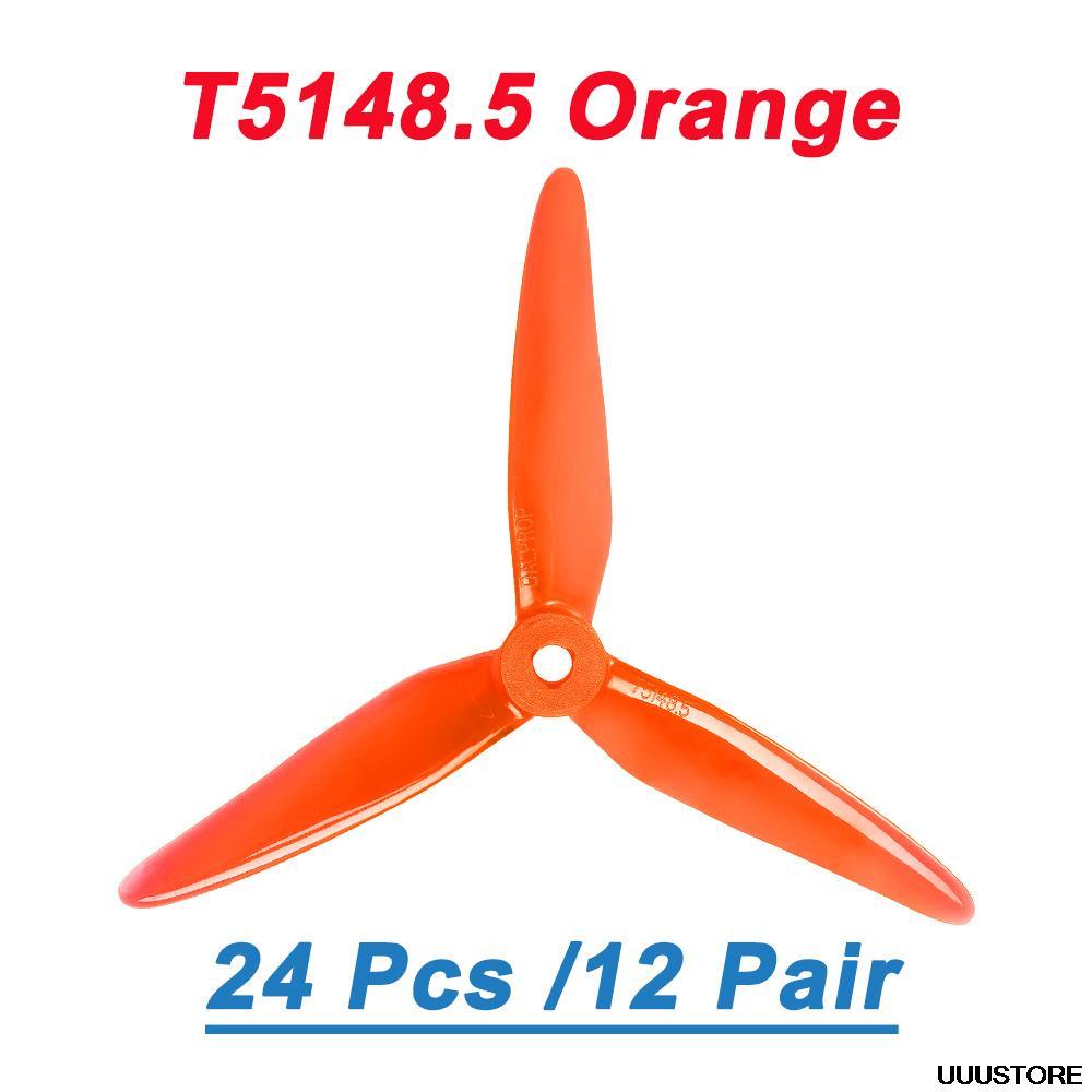 24pcs/12 pairs DALPROP SpitFire T5148.5 5148 3 blade 7mm Propeller Dynamic Balance Props CW CCW Born for RC FPV Racing Drone 9 24pcs/12 pairs DALPROP SpitFire T5148.5 5148 3 blade 7mm Propeller Dynamic Balance Props CW CCW Born for RC FPV Racing Drone - Image 9