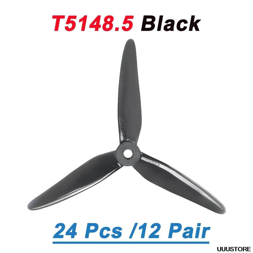 24pcs/12 pairs DALPROP SpitFire T5148.5 5148 3 blade 7mm Propeller Dynamic Balance Props CW CCW Born for RC FPV Racing Drone 6 24pcs/12 pairs DALPROP SpitFire T5148.5 5148 3 blade 7mm Propeller Dynamic Balance Props CW CCW Born for RC FPV Racing Drone - Image 6