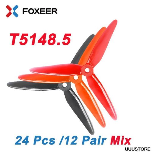 24pcs/12 pairs DALPROP SpitFire T5148.5 5148 3 blade 7mm Propeller Dynamic Balance Props CW CCW Born for RC FPV Racing Drone 7 24pcs/12 pairs DALPROP SpitFire T5148.5 5148 3 blade 7mm Propeller Dynamic Balance Props CW CCW Born for RC FPV Racing Drone - Image 7