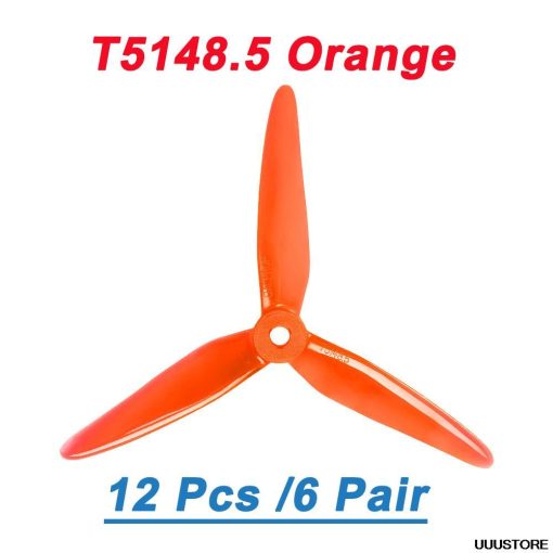 24pcs/12 pairs DALPROP SpitFire T5148.5 5148 3 blade 7mm Propeller Dynamic Balance Props CW CCW Born for RC FPV Racing Drone 5 24pcs/12 pairs DALPROP SpitFire T5148.5 5148 3 blade 7mm Propeller Dynamic Balance Props CW CCW Born for RC FPV Racing Drone - Image 5