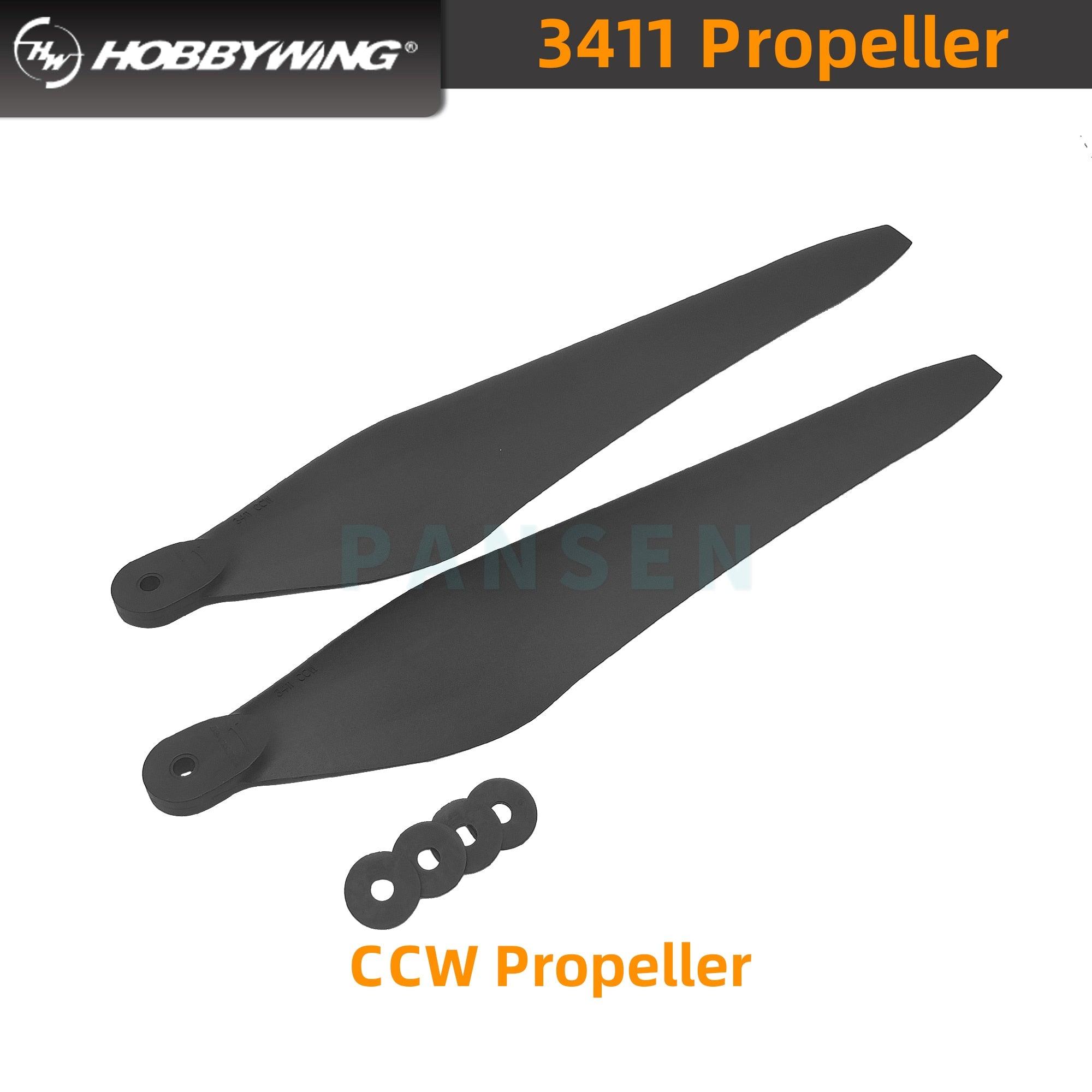 Original Hobbywing3411 CW CCW FOC Propeller Folding Carbon Fiber Plastic Prop for the Power System of X9 Motor Agricultural Drone 5 Original Hobbywing3411 CW CCW FOC Propeller Folding Carbon Fiber Plastic Prop for the Power System of X9 Motor Agricultural Drone - Image 5