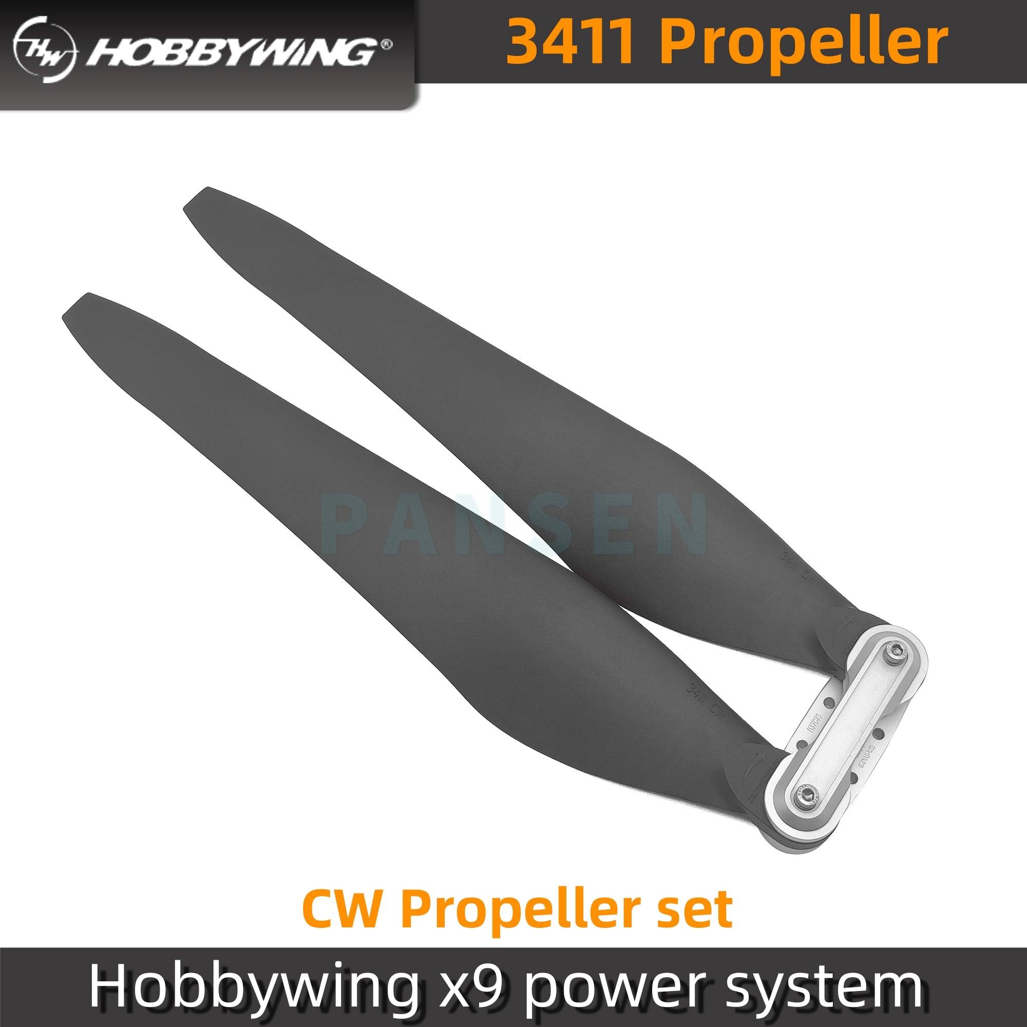 Original Hobbywing3411 CW CCW FOC Propeller Folding Carbon Fiber Plastic Prop for the Power System of X9 Motor Agricultural Drone 3 Original Hobbywing3411 CW CCW FOC Propeller Folding Carbon Fiber Plastic Prop for the Power System of X9 Motor Agricultural Drone - Image 3