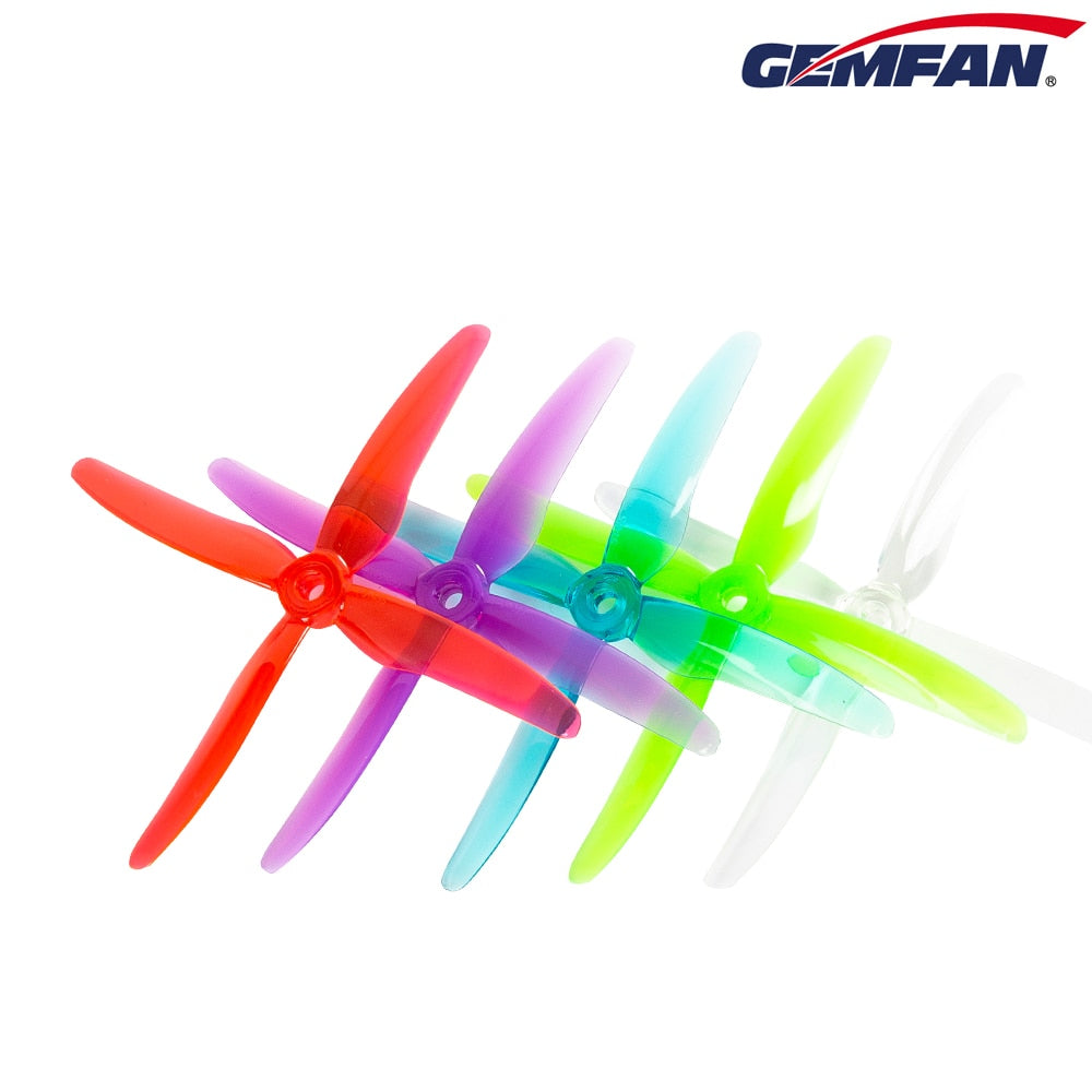 6Pairs/12Pairs 24PCS GEMFAN 51455 Hurricane X 4-blade Propeller - FPV Prop 5mm Mounting Hole for RC FPV Racing Drone 2 6Pairs/12Pairs 24PCS GEMFAN 51455 Hurricane X 4-blade Propeller - FPV Prop 5mm Mounting Hole for RC FPV Racing Drone - Image 2