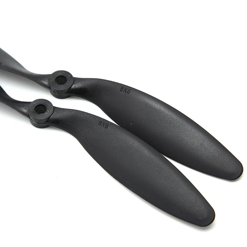 10pcs/lot 8060 Black propeller - 2 blade paddle slow props for fixed wings RC airplane 5 10pcs/lot 8060 Black propeller - 2 blade paddle slow props for fixed wings RC airplane — изображение 5