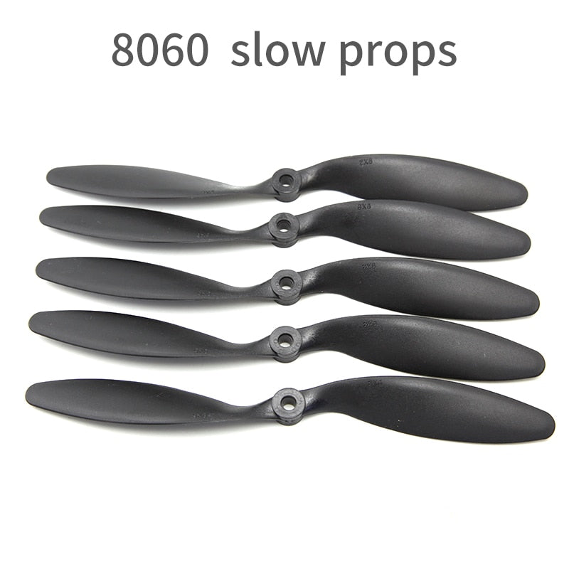 10pcs/lot 8060 Black propeller - 2 blade paddle slow props for fixed wings RC airplane 3 10pcs/lot 8060 Black propeller - 2 blade paddle slow props for fixed wings RC airplane — изображение 3
