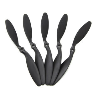 10pcs/lot 8060 Black propeller - 2 blade paddle slow props for fixed wings RC airplane
