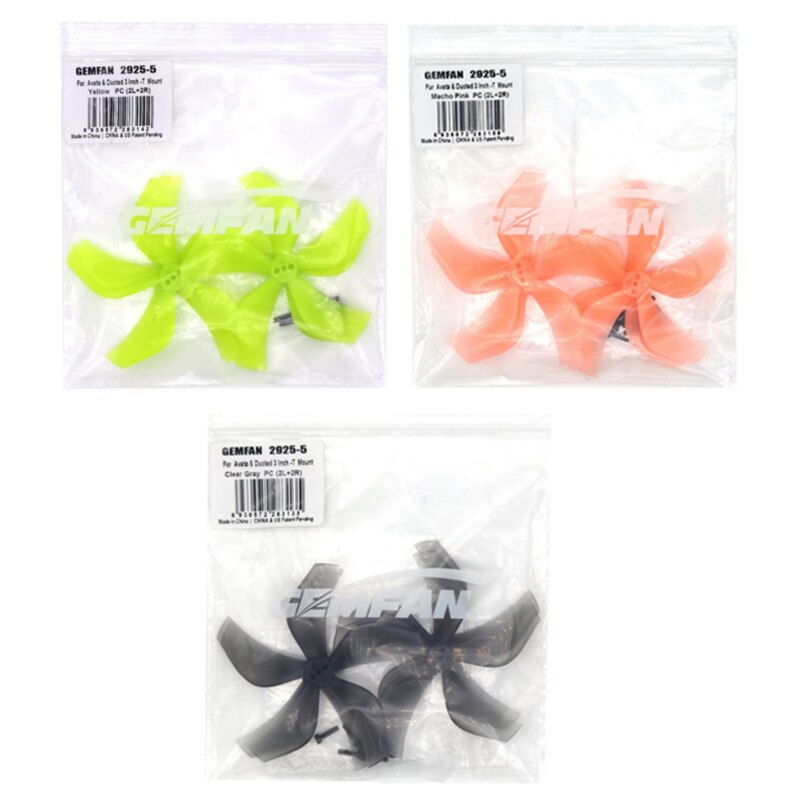 4/6/10Pairs Gemfan 2925 2.9X2.5X5 5-Blade PC Propeller - Props For DJI Avata RC FPV Freestyle 3inch Cinewhoop Drone Quadcopter - Image 10