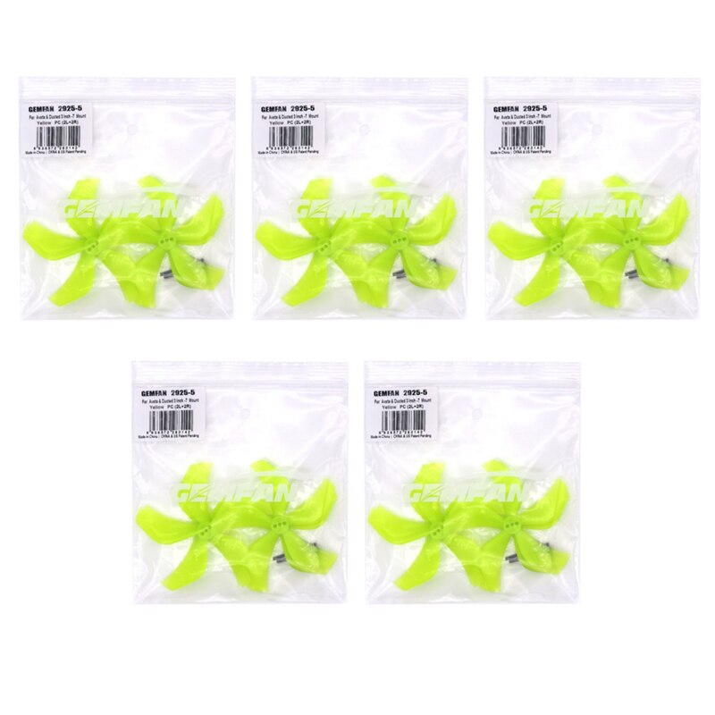 4/6/10Pairs Gemfan 2925 2.9X2.5X5 5-Blade PC Propeller - Props For DJI Avata RC FPV Freestyle 3inch Cinewhoop Drone Quadcopter - Image 4