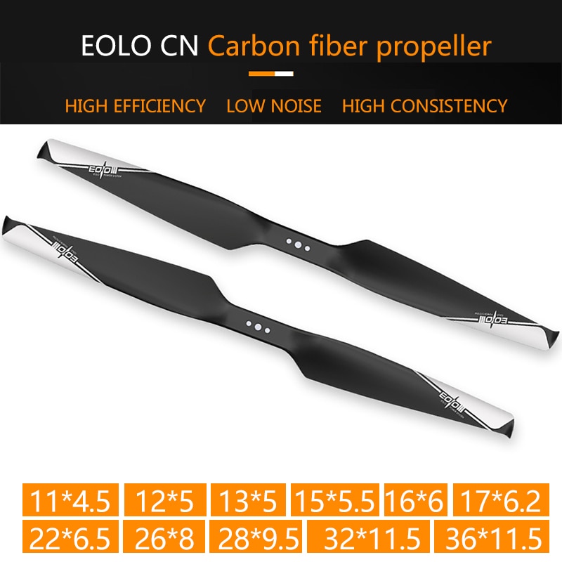 New SUNNYSKY EOLO CN Carbon Fiber Composite Propeller - High Efficiency Propeller 1145 1350 1555 for Multi-Rotor UAV 3 New SUNNYSKY EOLO CN Carbon Fiber Composite Propeller - High Efficiency Propeller 1145 1350 1555 for Multi-Rotor UAV - Image 3