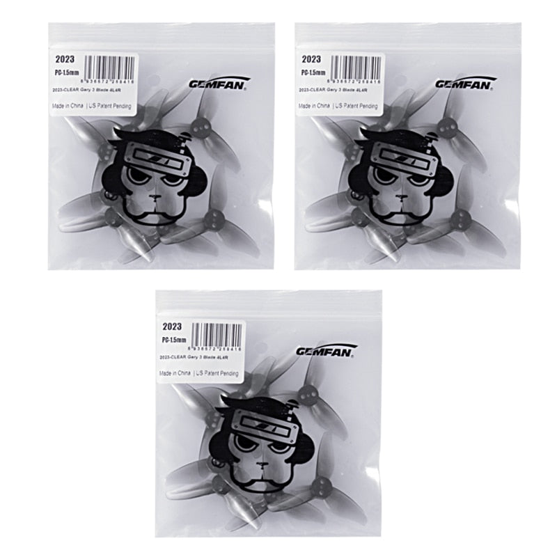 8/12/16Pairs GEMFAN 2023 2x2.3 3-Blade Propeller - 1.5mm PC Props For RC FPV 1105-1108 Brushless Motor Toothpick Drone Quadcopter 9 8/12/16Pairs GEMFAN 2023 2x2.3 3-Blade Propeller - 1.5mm PC Props For RC FPV 1105-1108 Brushless Motor Toothpick Drone Quadcopter - Image 9