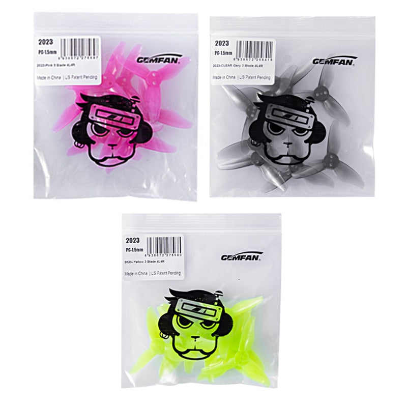 8/12/16Pairs GEMFAN 2023 2x2.3 3-Blade Propeller - 1.5mm PC Props For RC FPV 1105-1108 Brushless Motor Toothpick Drone Quadcopter 8 8/12/16Pairs GEMFAN 2023 2x2.3 3-Blade Propeller - 1.5mm PC Props For RC FPV 1105-1108 Brushless Motor Toothpick Drone Quadcopter - Image 8