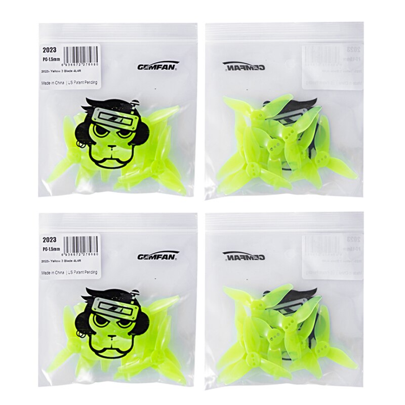 8/12/16Pairs GEMFAN 2023 2x2.3 3-Blade Propeller - 1.5mm PC Props For RC FPV 1105-1108 Brushless Motor Toothpick Drone Quadcopter 3 8/12/16Pairs GEMFAN 2023 2x2.3 3-Blade Propeller - 1.5mm PC Props For RC FPV 1105-1108 Brushless Motor Toothpick Drone Quadcopter - Image 3
