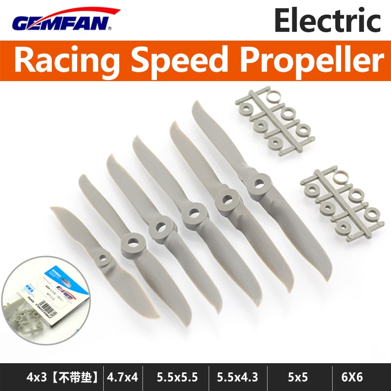 Gemfan 4030 4740 5050 5543 5555 6060 Electric Racing Speed Propeller - For for Electric Airplanes RC Racing Propeller Adpater 2PCS 3 Gemfan 4030 4740 5050 5543 5555 6060 Electric Racing Speed Propeller - For for Electric Airplanes RC Racing Propeller Adpater 2PCS - Image 3