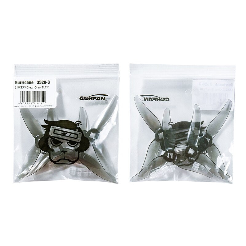 12 Pairs Gemfan Hurricane 3520 2.5inch PC 3-Blade Propeller - For RC FPV Racing Freestyle Drone Replacement DIY Parts 9 12 Pairs Gemfan Hurricane 3520 2.5inch PC 3-Blade Propeller - For RC FPV Racing Freestyle Drone Replacement DIY Parts - صورة 12 Pairs Gemfan Hurricane 3520 2.5inch PC 3-Blade Propeller - For RC FPV Racing Freestyle Drone Replacement DIY Parts - صورة 9