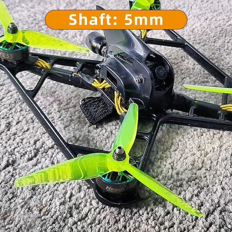 4/10Pairs HQProp R35 Racing35 Propeller - CW/CCW 5.1inch 3-blade PC Props For RC FPV Freestyle Racing Drone Quadcopter Parts 10 4/10Pairs HQProp R35 Racing35 Propeller - CW/CCW 5.1inch 3-blade PC Props For RC FPV Freestyle Racing Drone Quadcopter Parts — изображение 10