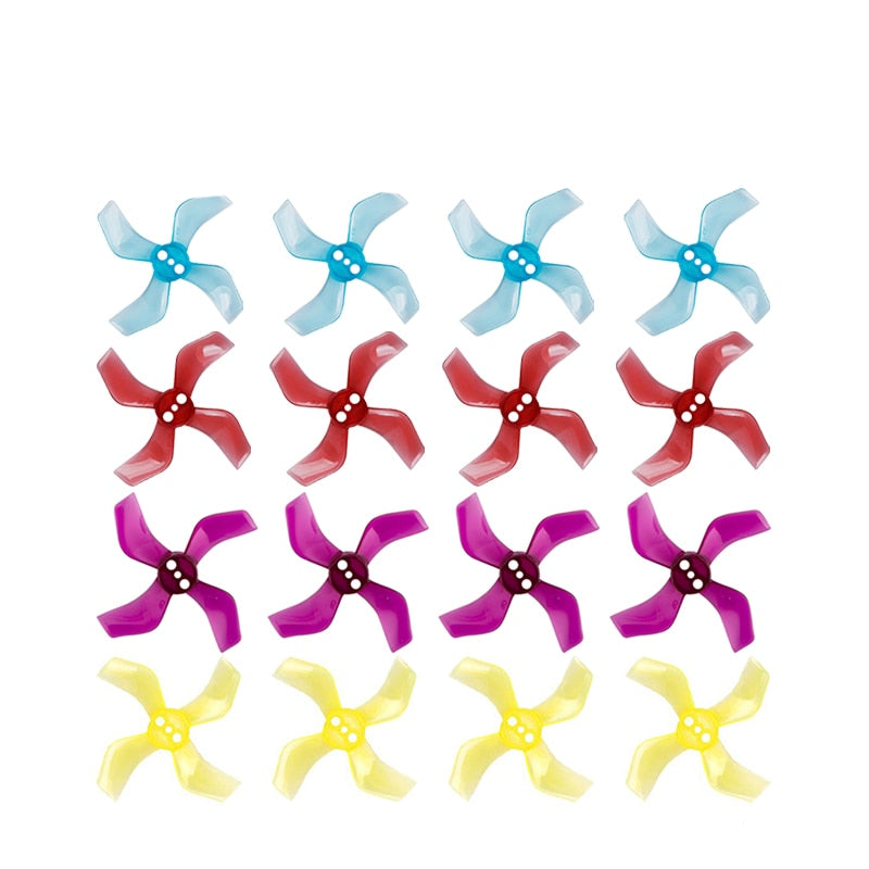 8/16 Pairs Gemfan 1636 1.6X3.6X4 4-Blade PC Propeller - 1mm/1.5mm Hole For RC FPV Racing Freestyle Geprc TinyGo Tinywhoop Drone