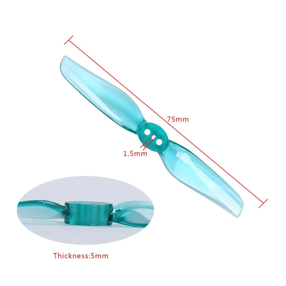 20pcs/10pairs iFlight Nazgul T3020 3inch 2-blade CW CCW Propeller prop compatible with XING 1404 Toothpick motor for FPV 5 20pcs/10pairs iFlight Nazgul T3020 3inch 2-blade CW CCW Propeller prop compatible with XING 1404 Toothpick motor for FPV - Image 5