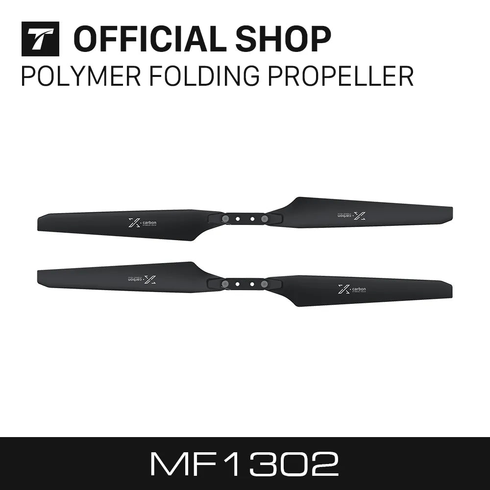 T-motor MF1302 Polymer 13 inch Folding Propeller - X*Carbon for rc multi-rotors VTOL Multicoptor Drone 2 T-motor MF1302 Polymer 13 inch Folding Propeller - X*Carbon for rc multi-rotors VTOL Multicoptor Drone — изображение 2