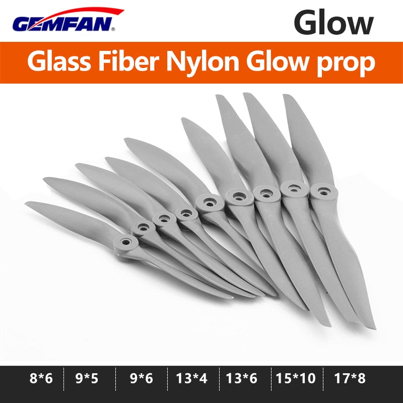 GEMFAN Glass Fiber Nylon Glow Propellers - 8X6/9X5/9X6/13X4/15X10/17X8 For DIY RC Models/ Level Engines Spare Parts 3 GEMFAN Glass Fiber Nylon Glow Propellers - 8X6/9X5/9X6/13X4/15X10/17X8 For DIY RC Models/ Level Engines Spare Parts - Image 3