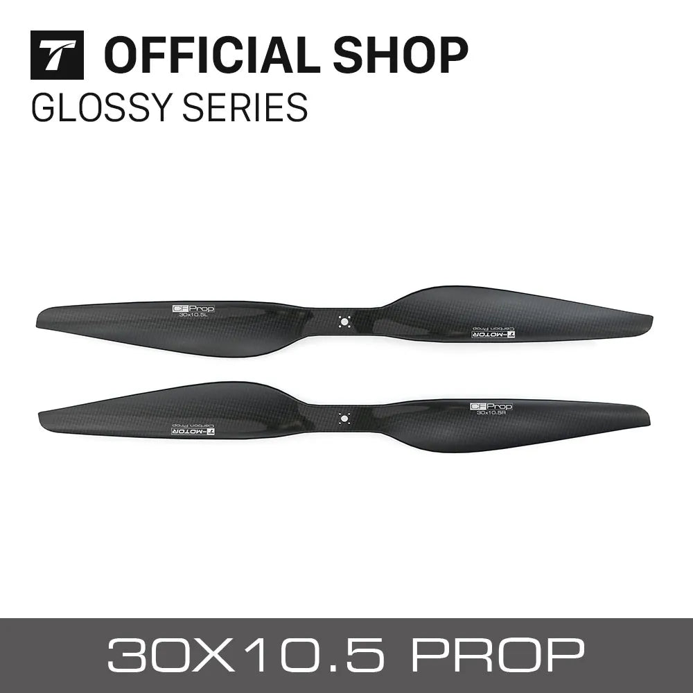 2pcs/pair T-Motor G30x10.5 Carbon Fiber Prop - G30*10.5 inch large uav propeller for big drone VTOL Multirotor U12 P80 MN805S 2 2pcs/pair T-Motor G30x10.5 Carbon Fiber Prop - G30*10.5 inch large uav propeller for big drone VTOL Multirotor U12 P80 MN805S - Image 2