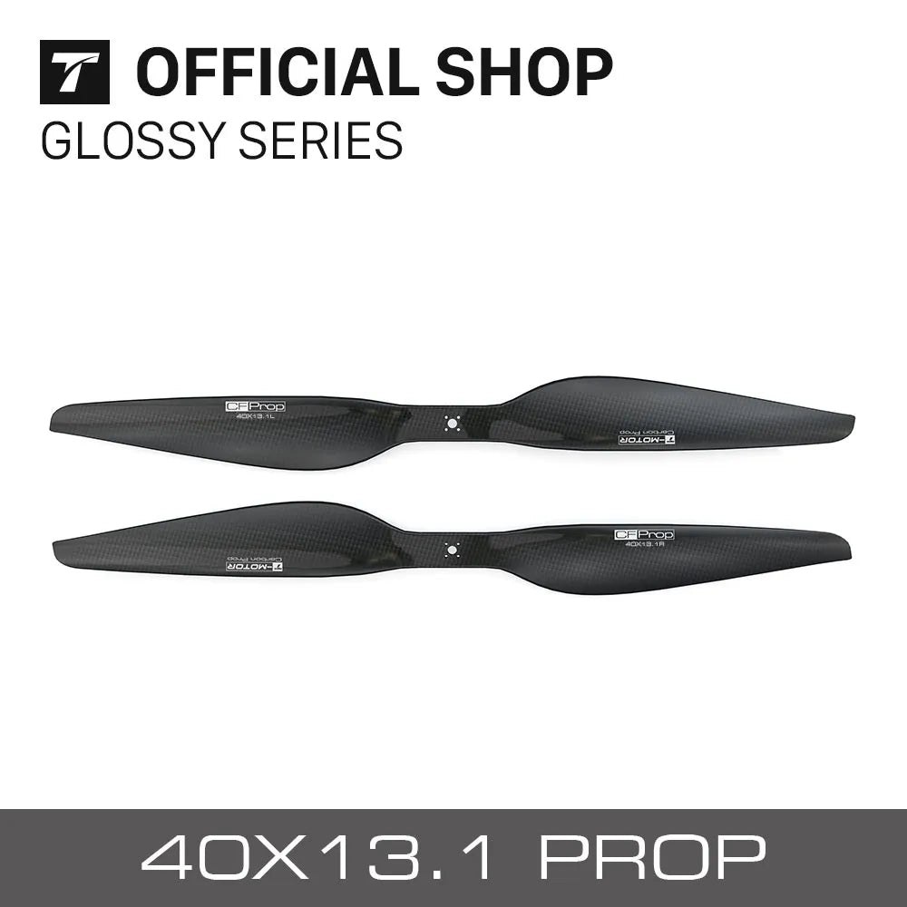 T-MOTOR G40*13.1 Inch prop - (pairs CW+CCW 2 blades) Carbon Fiber Propellers for heavy lifting multicopter U15 setup 3 T-MOTOR G40*13.1 Inch prop - (pairs CW+CCW 2 blades) Carbon Fiber Propellers for heavy lifting multicopter U15 setup - Image 3