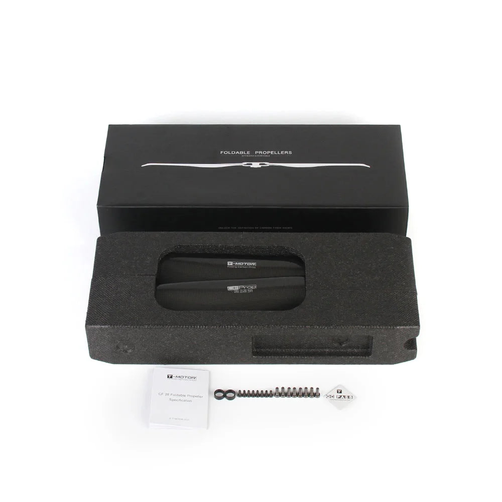 T-motor FA26.2x8.5 Folding Propeller - 2PCS/PAIR Carbon Fiber Propeller For Multirotors Helicopters 7 T-motor FA26.2x8.5 Folding Propeller - 2PCS/PAIR Carbon Fiber Propeller For Multirotors Helicopters — изображение 7