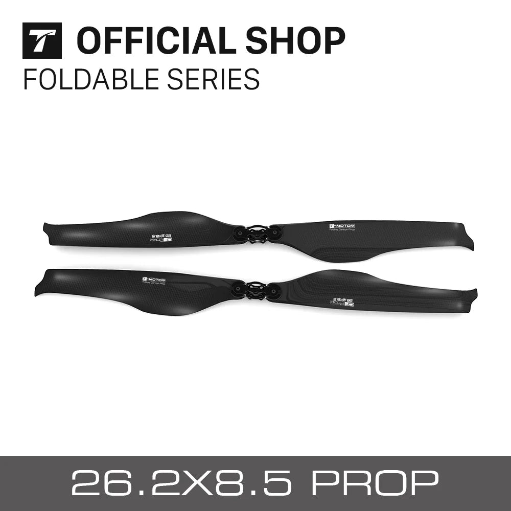 T-motor FA26.2x8.5 Folding Propeller - 2PCS/PAIR Carbon Fiber Propeller For Multirotors Helicopters 2 T-motor FA26.2x8.5 Folding Propeller - 2PCS/PAIR Carbon Fiber Propeller For Multirotors Helicopters - Image 2