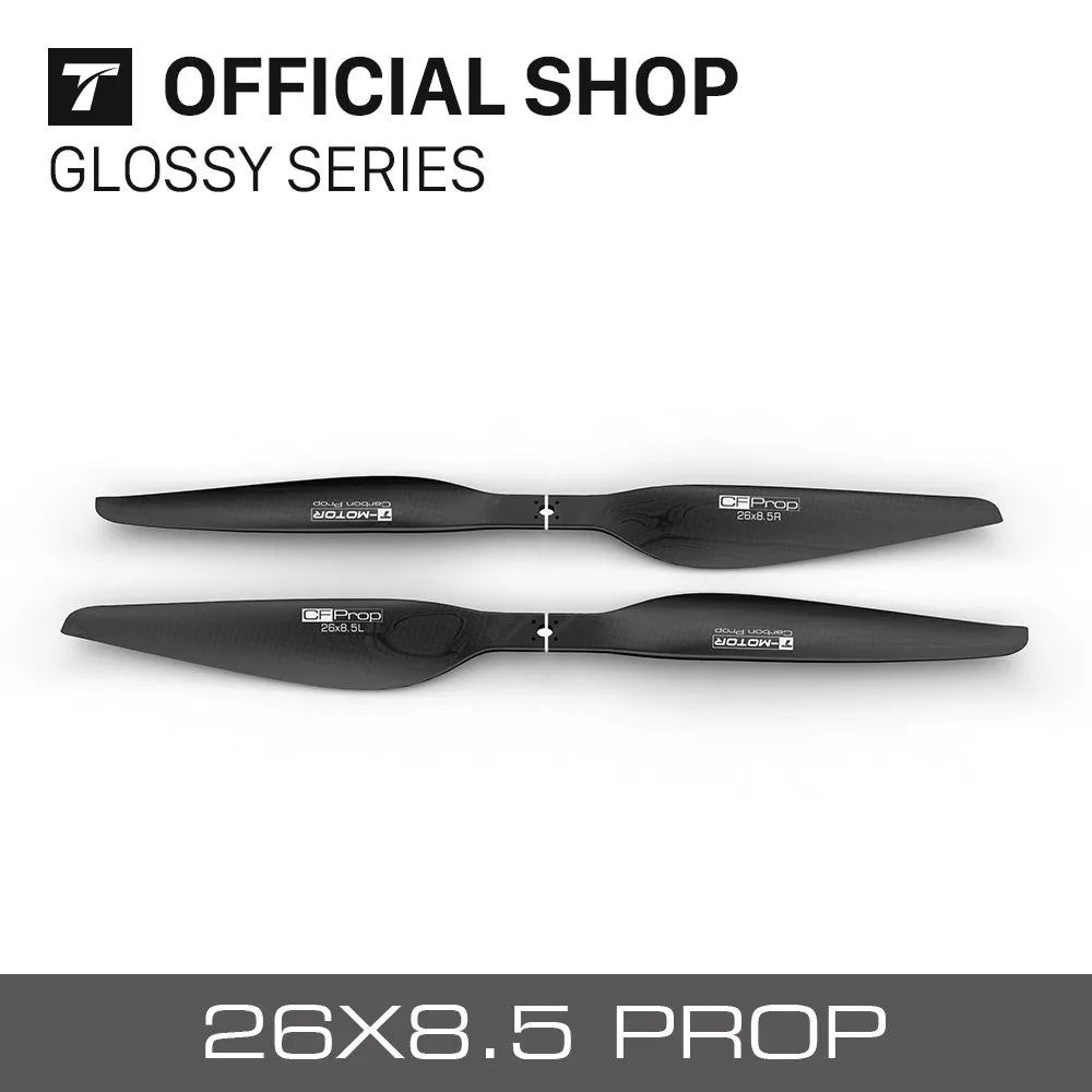T-MOTOR CF prop G26*8.5" Prop - 4PCS/PAIR Carbon Fiber hexa drone propeller multicopter design high speed drone propeller 2 T-MOTOR CF prop G26*8.5" Prop - 4PCS/PAIR Carbon Fiber hexa drone propeller multicopter design high speed drone propeller - Image 2