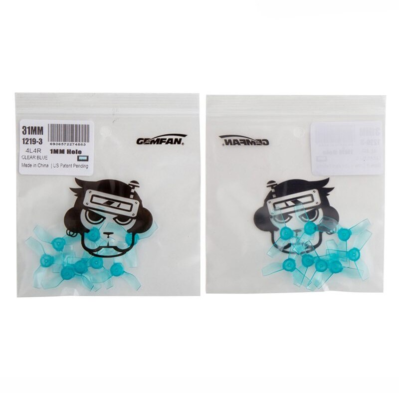 4Pairs Gemfan 1219 1.2x1.9x3 31mm 1mm Hole 3-blade Propeller - for 0703-1103 RC Drone FPV Brushless Motor Whoop Mobula6 6 4Pairs Gemfan 1219 1.2x1.9x3 31mm 1mm Hole 3-blade Propeller - for 0703-1103 RC Drone FPV Brushless Motor Whoop Mobula6 - صورة 4Pairs Gemfan 1219 1.2x1.9x3 31mm 1mm Hole 3-blade Propeller - for 0703-1103 RC Drone FPV Brushless Motor Whoop Mobula6 - صورة 6