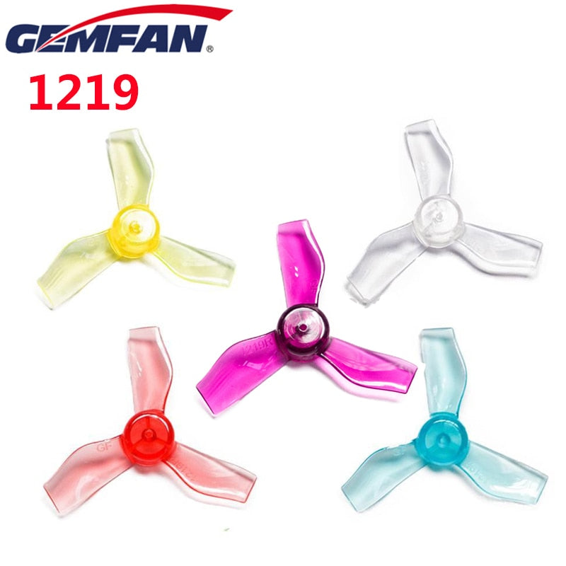 4Pairs Gemfan 1219 1.2x1.9x3 31mm 1mm Hole 3-blade Propeller - for 0703-1103 RC Drone FPV Brushless Motor Whoop Mobula6 2 4Pairs Gemfan 1219 1.2x1.9x3 31mm 1mm Hole 3-blade Propeller - for 0703-1103 RC Drone FPV Brushless Motor Whoop Mobula6 - Image 2