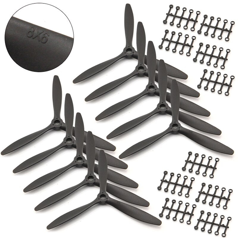 1/2/4/10PCS Drone Propellers 8060 9060 1060 1170 Efficient 3 Blades CW Propeller Spinner 3-Blade Prop RC FPV Airplane Wholesale 10 1/2/4/10PCS Drone Propellers 8060 9060 1060 1170 Efficient 3 Blades CW Propeller Spinner 3-Blade Prop RC FPV Airplane Wholesale - Image 10