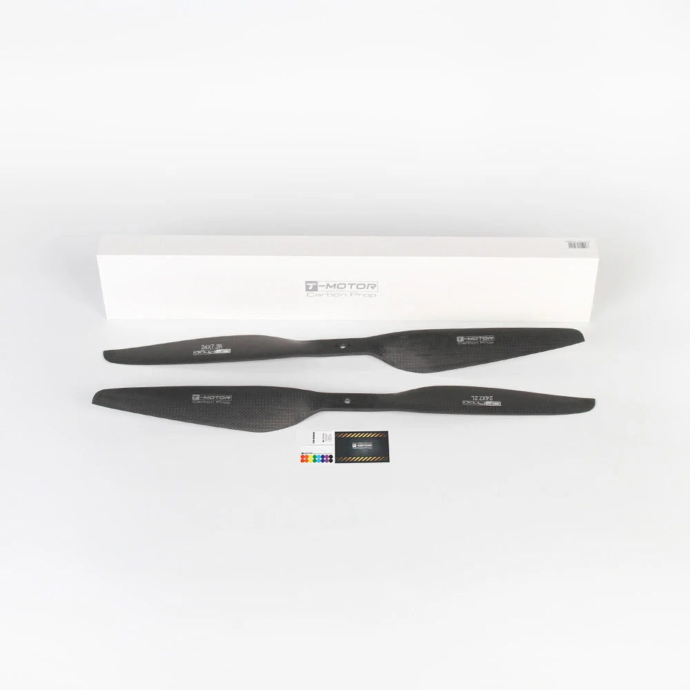 T-Motor P24 Carbon Fiber Props - P24*7.2 hole size 10mm inch P24x7.2 CW+CCW Propellers for rc hexrotor 5 T-Motor P24 Carbon Fiber Props - P24*7.2 hole size 10mm inch P24x7.2 CW+CCW Propellers for rc hexrotor - Image 5