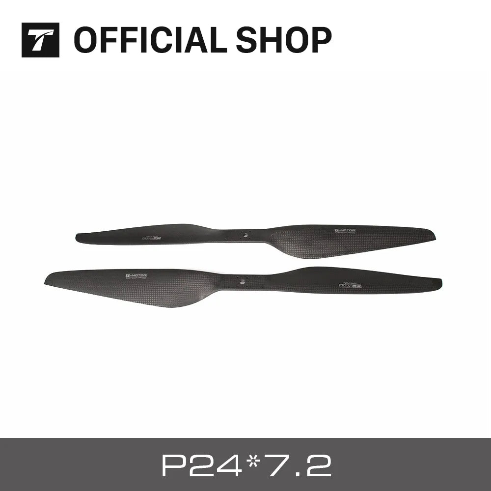 T-Motor P24 Carbon Fiber Props - P24*7.2 hole size 10mm inch P24x7.2 CW+CCW Propellers for rc hexrotor 3 T-Motor P24 Carbon Fiber Props - P24*7.2 hole size 10mm inch P24x7.2 CW+CCW Propellers for rc hexrotor - Image 3