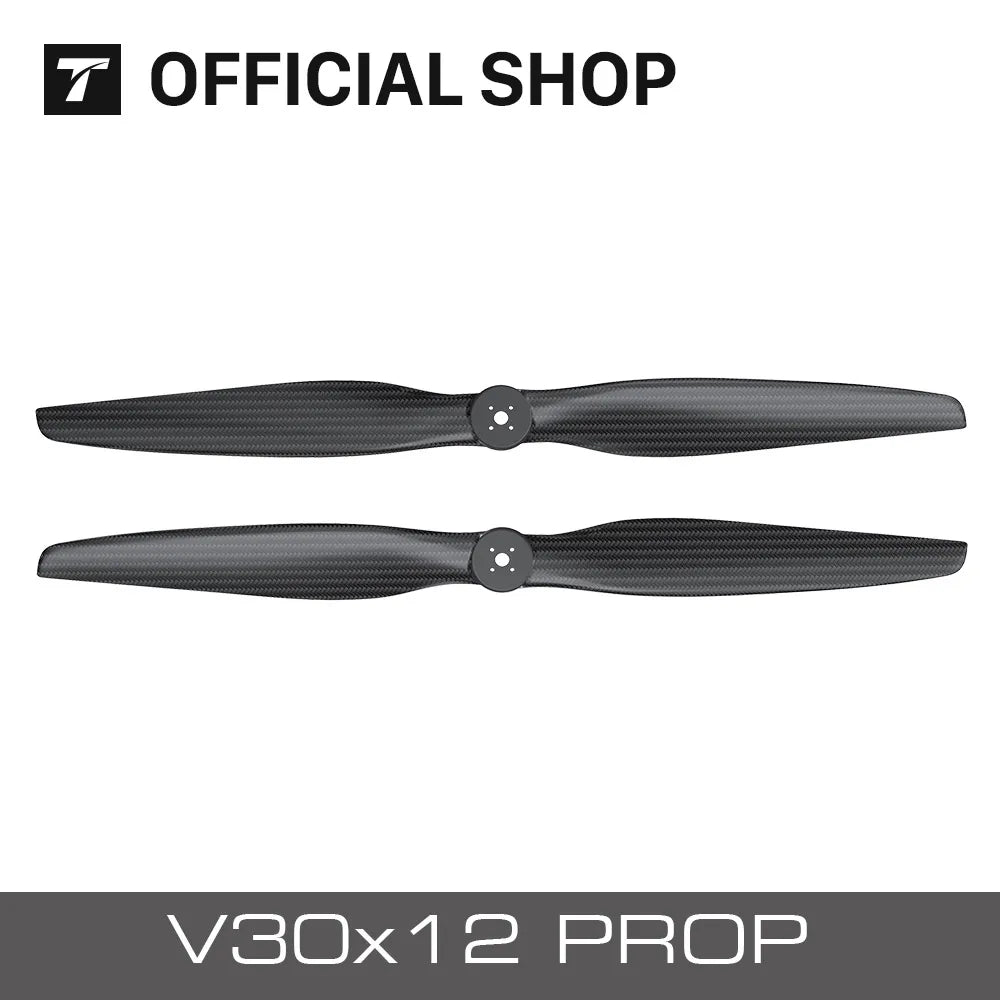 T-motor V30*12 Prop - V18x7.2 V22x7.4 V26x8.7 V30x12 V32x12.8 V34x13.6 V40x16 Inch Carbon Fiber Propeller for Vtol Airplane 3 T-motor V30*12 Prop - V18x7.2 V22x7.4 V26x8.7 V30x12 V32x12.8 V34x13.6 V40x16 Inch Carbon Fiber Propeller for Vtol Airplane — изображение 3