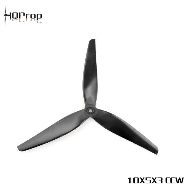 HQProp HQ MacroQuad Prop 10X5X3(CW/CCW) Tri-blades Black-Glass Fiber Reinforced Nylon 10 inch propeller for FPV Drone 2 HQProp HQ MacroQuad Prop 10X5X3(CW/CCW) Tri-blades Black-Glass Fiber Reinforced Nylon 10 inch propeller for FPV Drone - Image 2