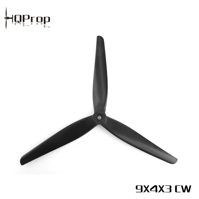 HQProp 9X4X3R(CW/CCW) Prop - HQ MacroQuad Prop Black-Glass Fiber Reinforced Nylon 9 inch 3 Blades Propeller for FPV Drone 2 HQProp 9X4X3R(CW/CCW) Prop - HQ MacroQuad Prop Black-Glass Fiber Reinforced Nylon 9 inch 3 Blades Propeller for FPV Drone - Image 2