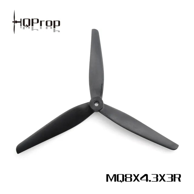 HQProp 8 inch Propellers - 8X(4/4.3/4.5)X3 HQ MacroQuad Prop Black-Glass Fiber Reinforced Nylon Propeller for FPV Drone 2 HQProp 8 inch Propellers - 8X(4/4.3/4.5)X3 HQ MacroQuad Prop Black-Glass Fiber Reinforced Nylon Propeller for FPV Drone - Image 2