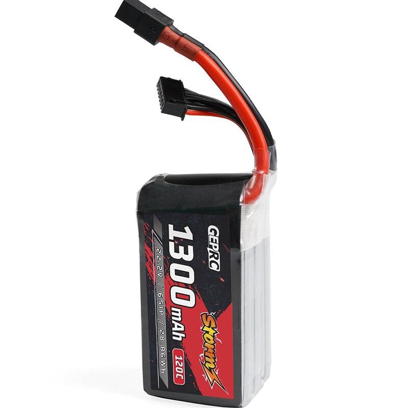 GEPRC Storm 6S 1300mAh 120C Lipo Battery - Suitable For 3-5Inch Series Drone For RC FPV Quadcopter Freestyle Series Drone Parts FPV Battery 4 GEPRC Storm 6S 1300mAh 120C Lipo Battery - Suitable For 3-5Inch Series Drone For RC FPV Quadcopter Freestyle Series Drone Parts FPV Battery — изображение 4