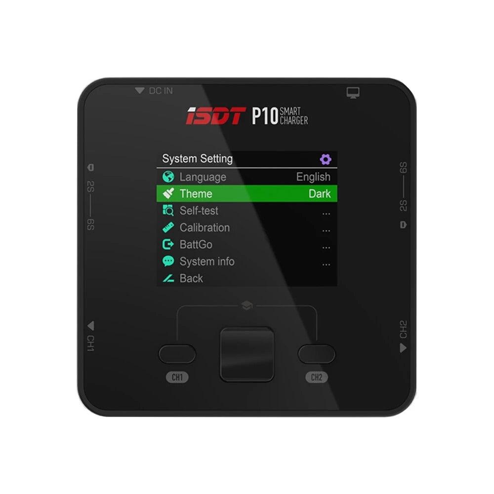 ISDT P10 Charger - 250WX2 10AX2 DC Dual Channel Smart Charger Discharger for Rc 1-6S Lipo Battery RC Models Racing FPV Drone Battery 2 ISDT P10 Charger - 250WX2 10AX2 DC Dual Channel Smart Charger Discharger for Rc 1-6S Lipo Battery RC Models Racing FPV Drone Battery - Image 2