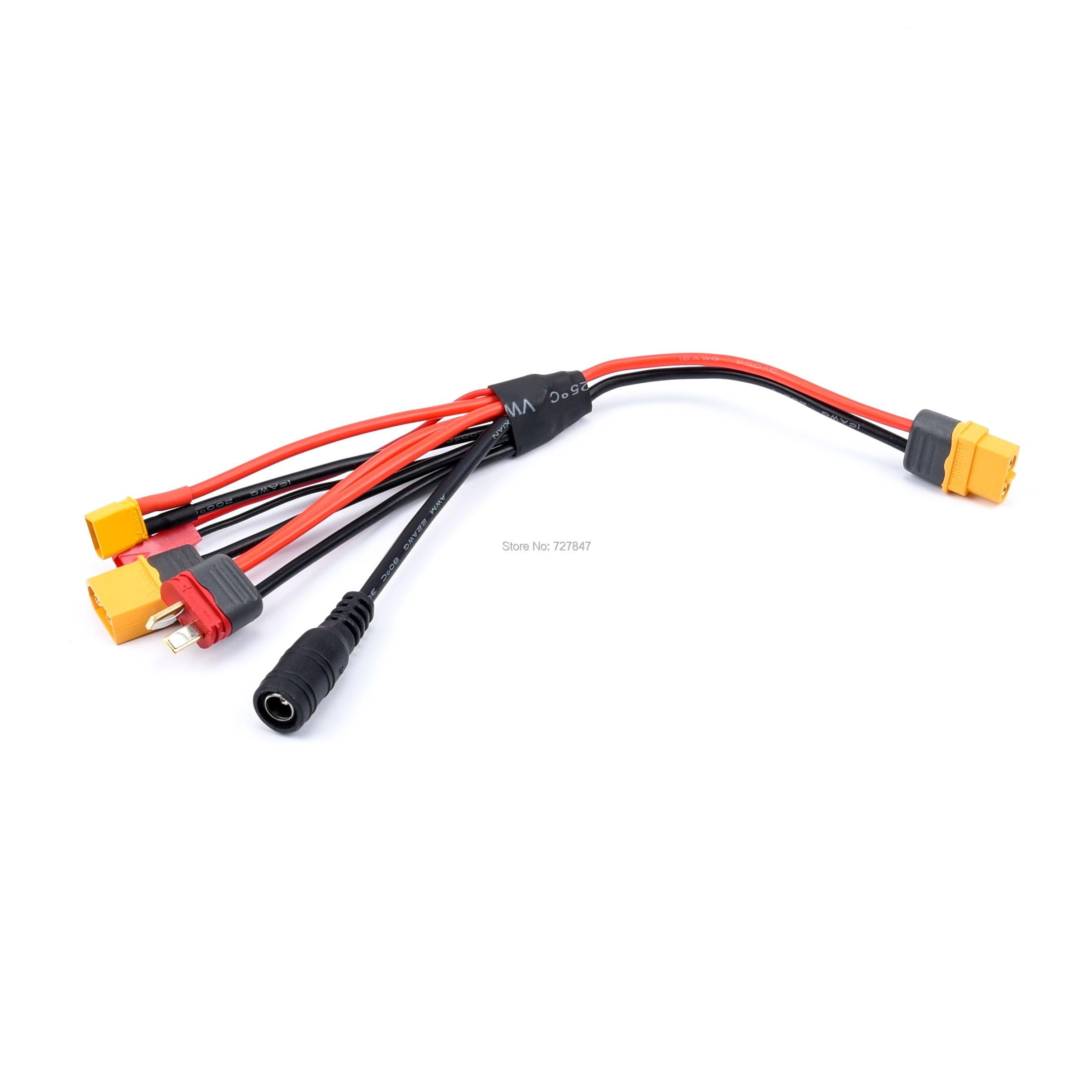 FPV Racing Drone Charger Adapter Cable - 20cm 16AWG 4.0mm Banana Plug XT60 to 18awg XT60 XT30 DC5.5 Charger Adapter Cable for IMAX B6 ISDT Charger 6 FPV Racing Drone Charger Adapter Cable - 20cm 16AWG 4.0mm Banana Plug XT60 to 18awg XT60 XT30 DC5.5 Charger Adapter Cable for IMAX B6 ISDT Charger — изображение 6